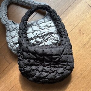 COS quilted black bag